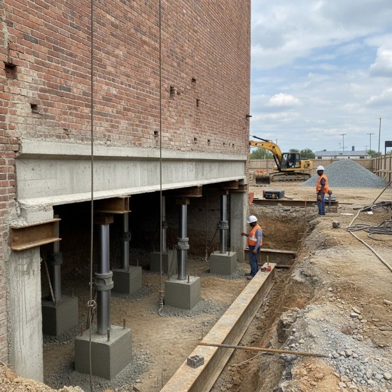 Structural Underpinning in Lowell, MA
